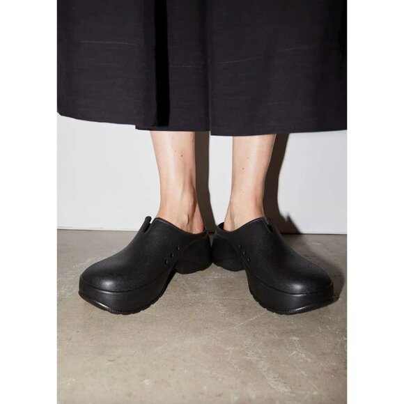 & OTHER STORIES Isolde Platform Clog Black Womens Size US 9 - Picture 1 of 11